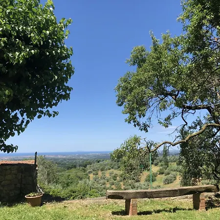 Apartament Haus Malerin - Meerblick, Umzaeunter Garten By Toscanatour Guardistallo